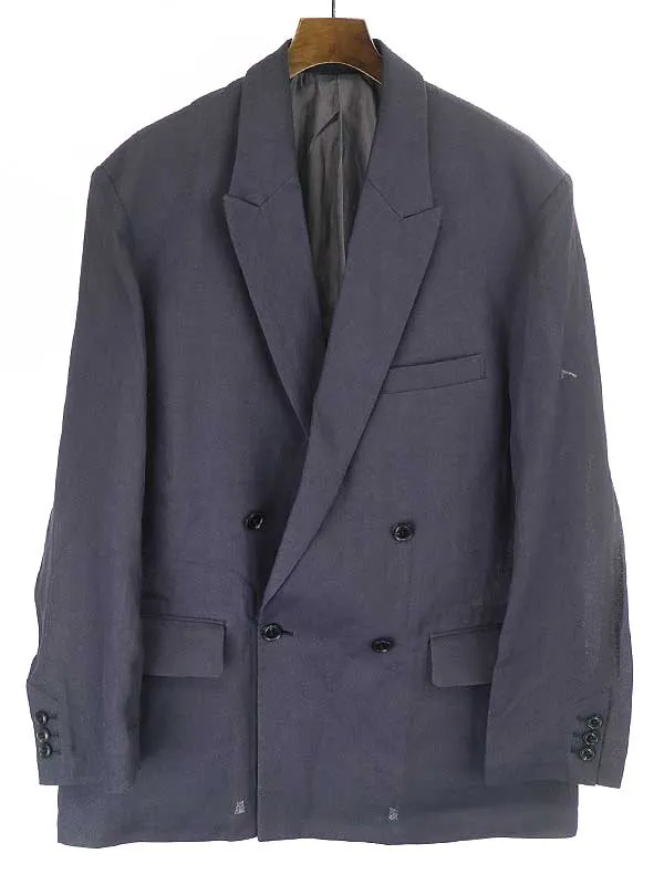 YOKE ヨーク 21SS PAPER KERSEY SIDE OPEN DOUBLE-BREASTED JACKET ペーパージャケット