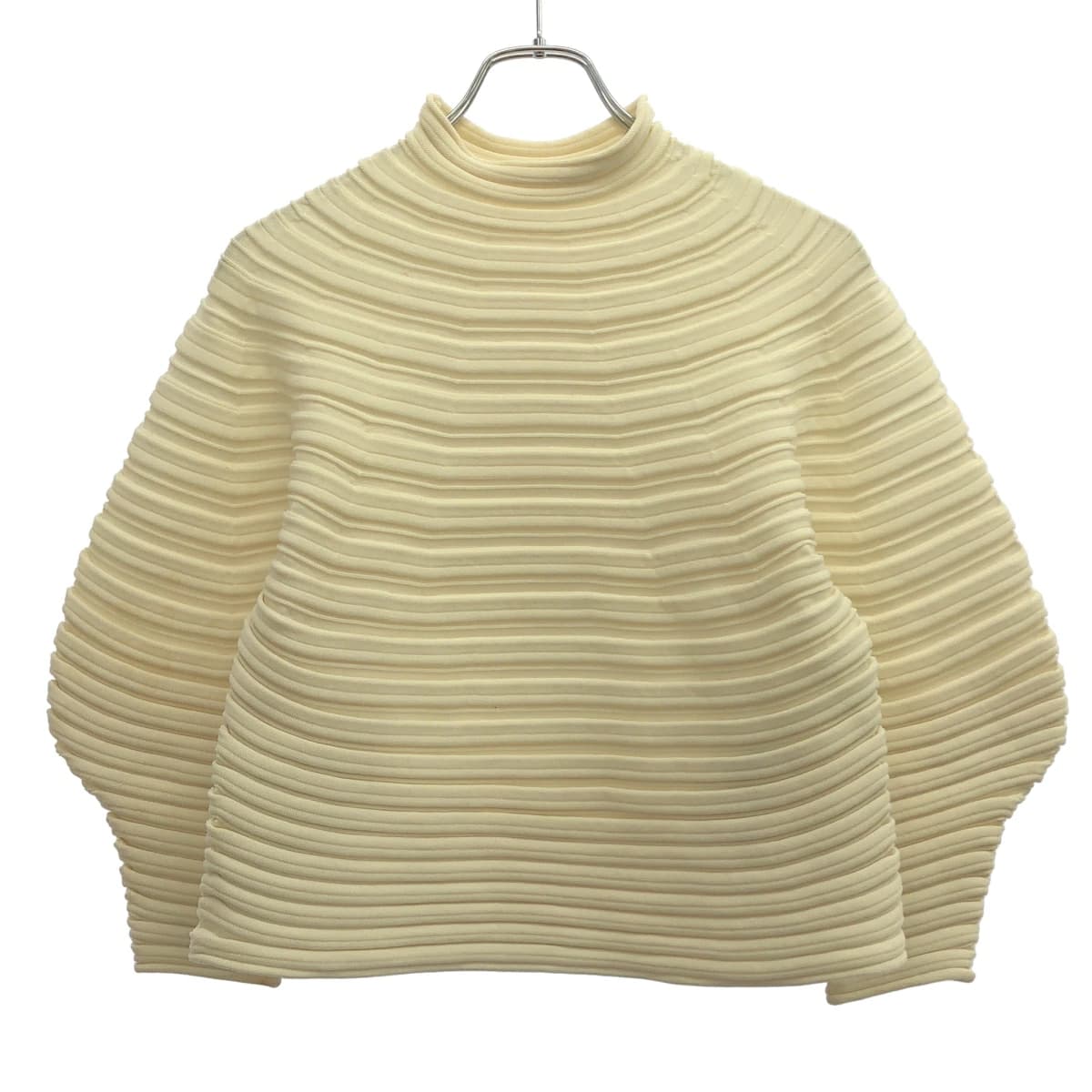 ISSEY MIYAKE プリーツプリーズ イッセイミヤケ 24SS MUSHROOM KNIT マッシュルームニットプルオーバー PP41KK812