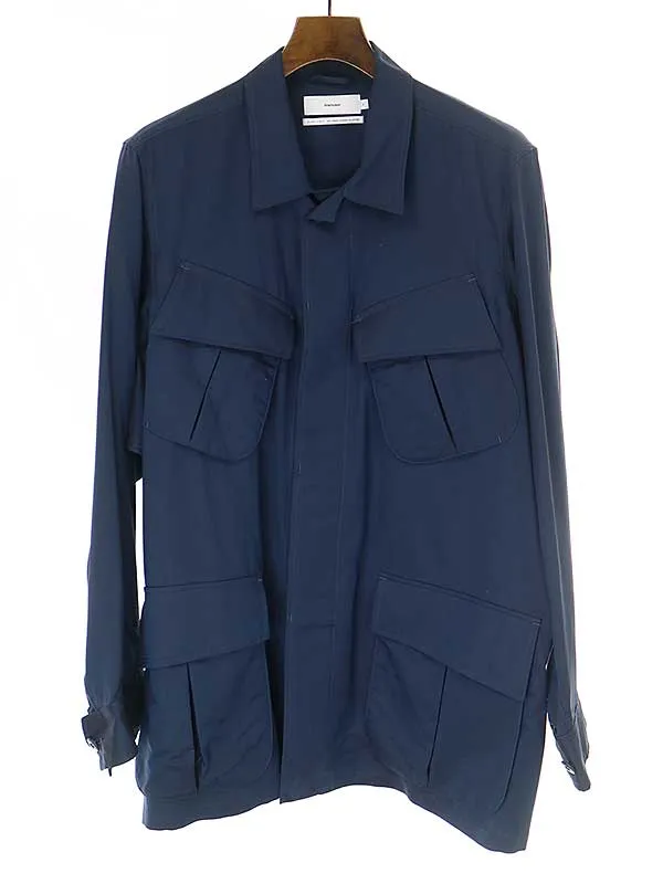 Graphpaper グラフペーパー 21SS Cupro Military Jacket キュプラミリタリーシャツジャケット