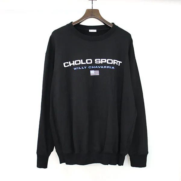 WILLY CHAVARRIA ウィリーチャバリア WISM別注 CHOLO SPORTS SWEAT クルーネックプリントスウェット