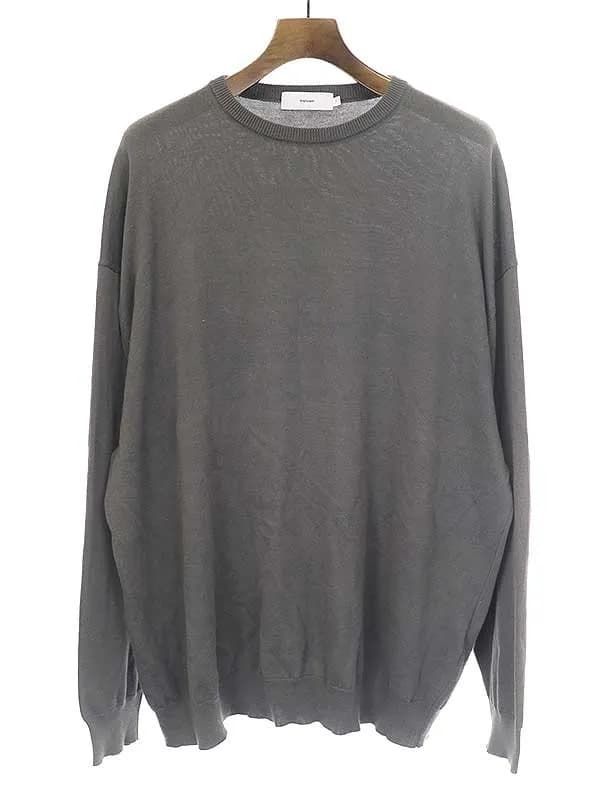 Graphpaper グラフペーパー 22SS Suvin L/S Crew Neck Knit ニットセーター