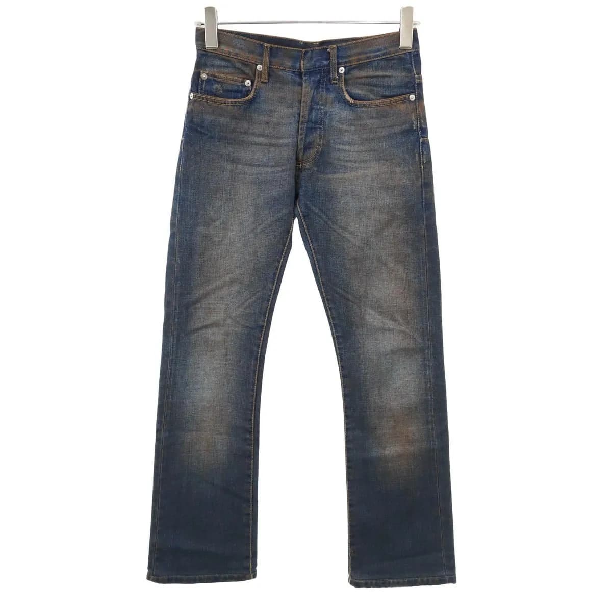 Dior HOMME ディオールオム 2005AW Rust-Washed Jeans 赤錆加工デニムパンツ 5HH1011220