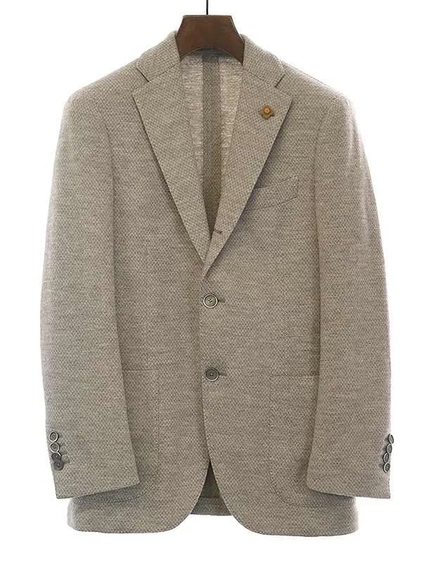 LARDINI ラルディーニ ウールニット3Bテーラードジャケット