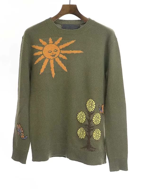 The Elder Statesman ジ エルダーステイツマン Gaynor Butterfly カシミヤニットセーター