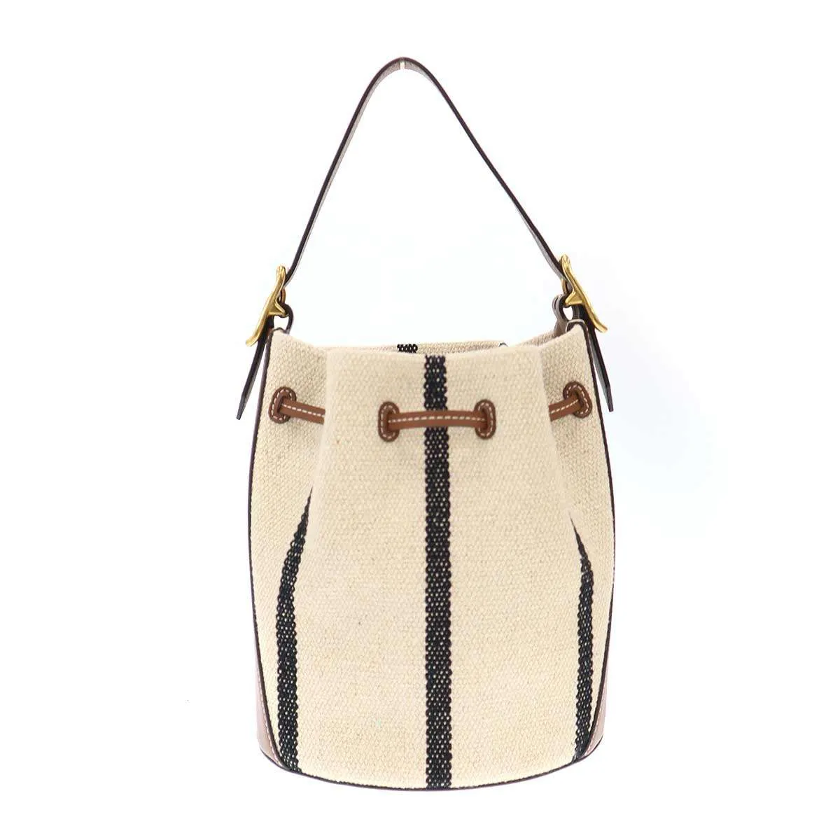 ジェイアンドエムデヴィッドソン POPPY QUIVER DRAWSTRING BUCKET レザーキャンバスバケットバッグ