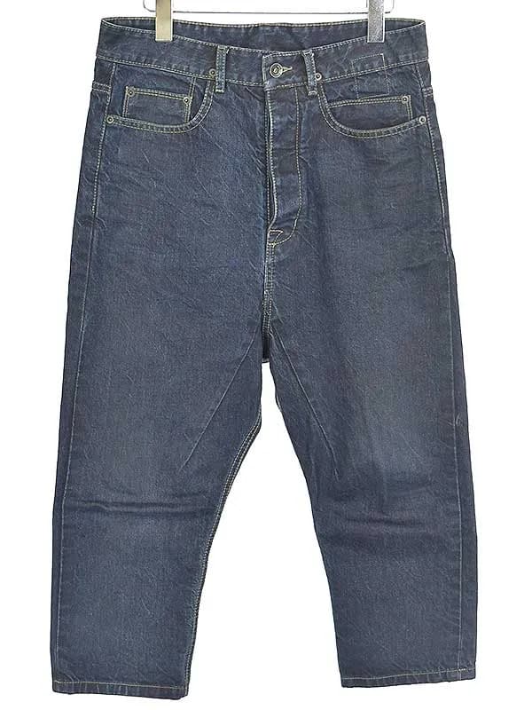 Rick Owens ダークシャドウ 17SS CROPPED PANTS クロップドデニムパンツ
