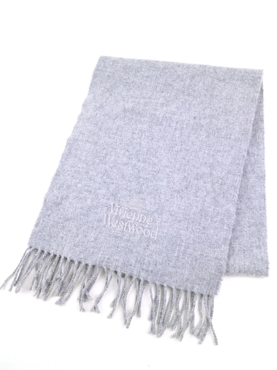 Vivienne Westwood ヴィヴィアンウエストウッド ウールフリンジマフラー