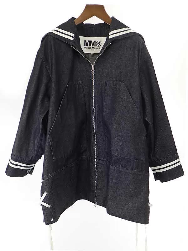 Maison Margiela エムエムシックス 19SS ジップアップセーラーデニムジャケット