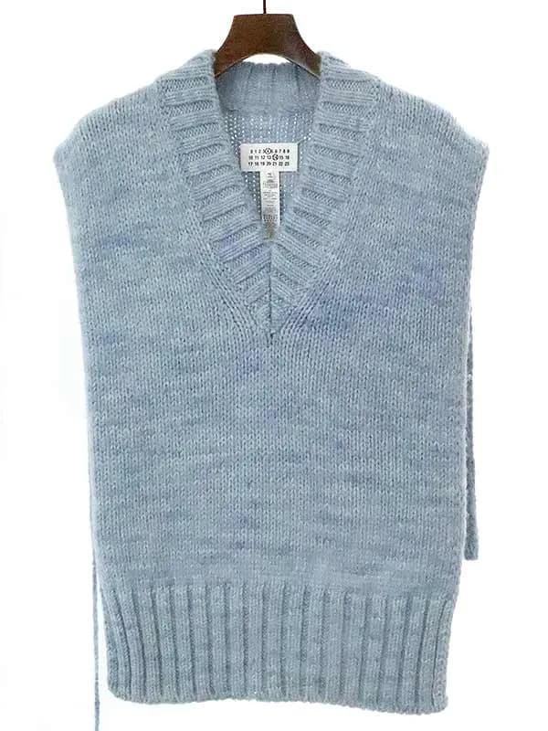 Maison Margiela メゾン マルジェラ 22AW アルパカウールコットンニットベスト