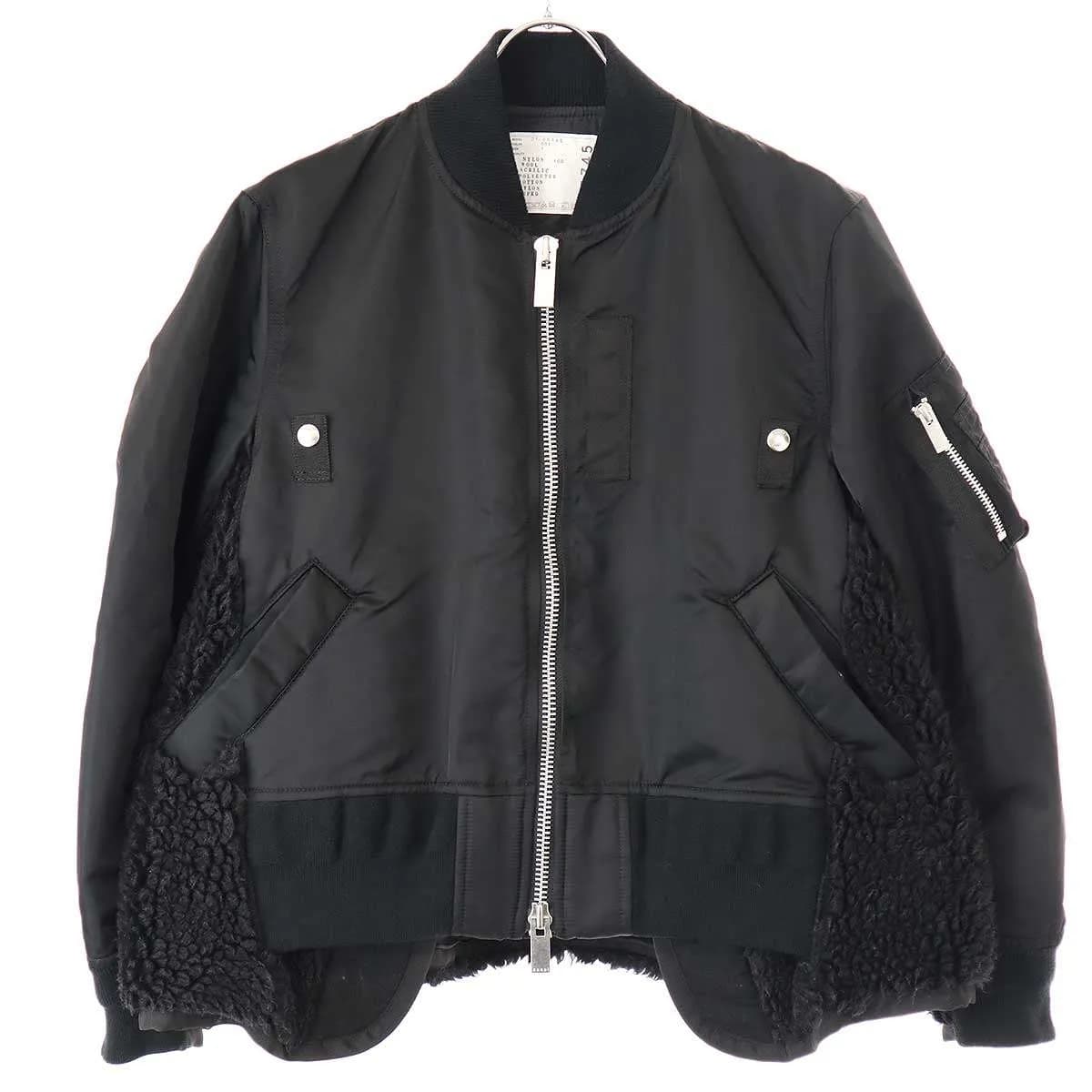 sacai サカイ 21AW Nylon Twill Mix Blouson ナイロンツイルミックスブルゾン