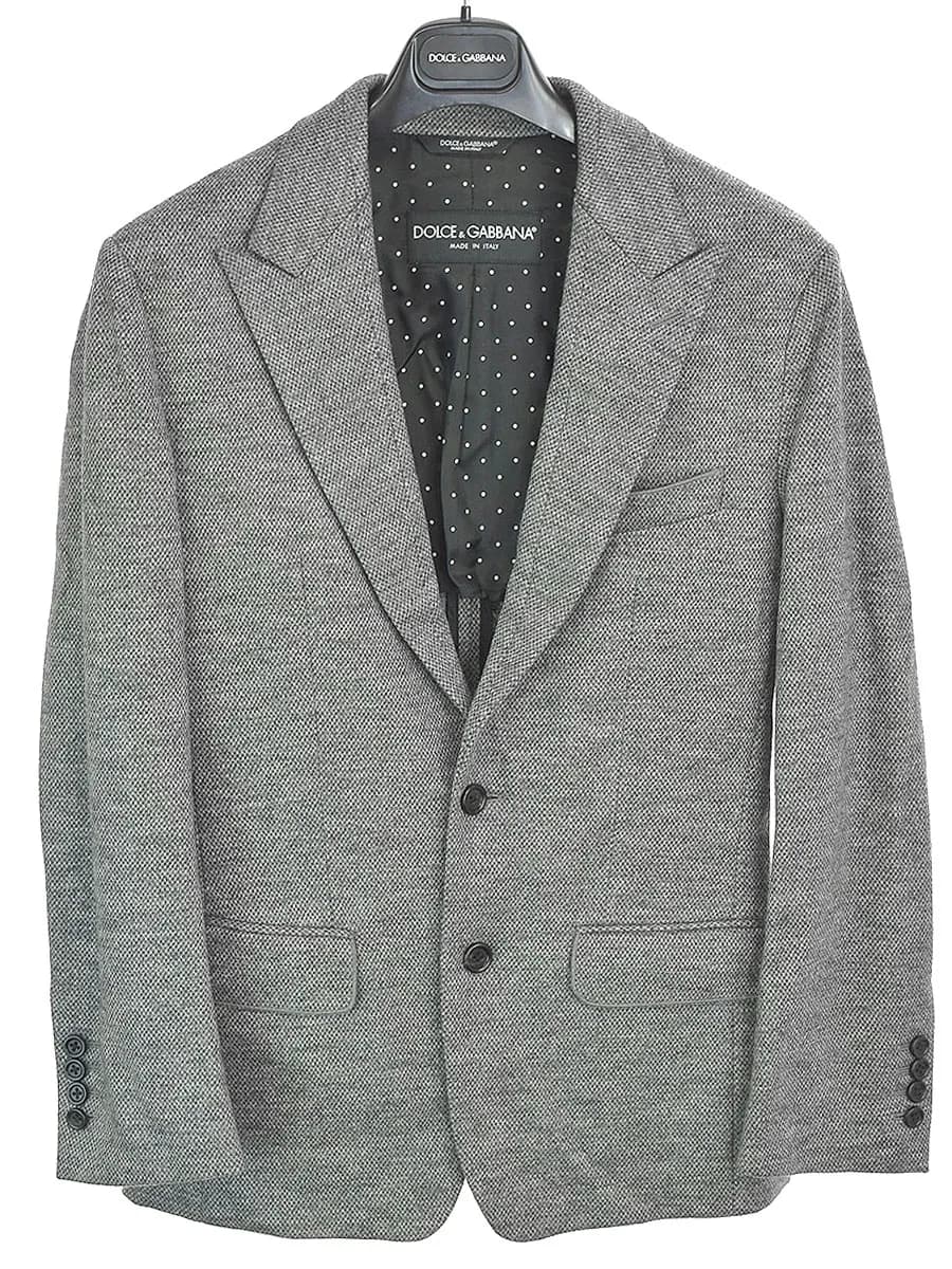 DOLCE&GABBANA ドルチェ&ガッバーナ 15AW ピークドラペル2Bジャケット