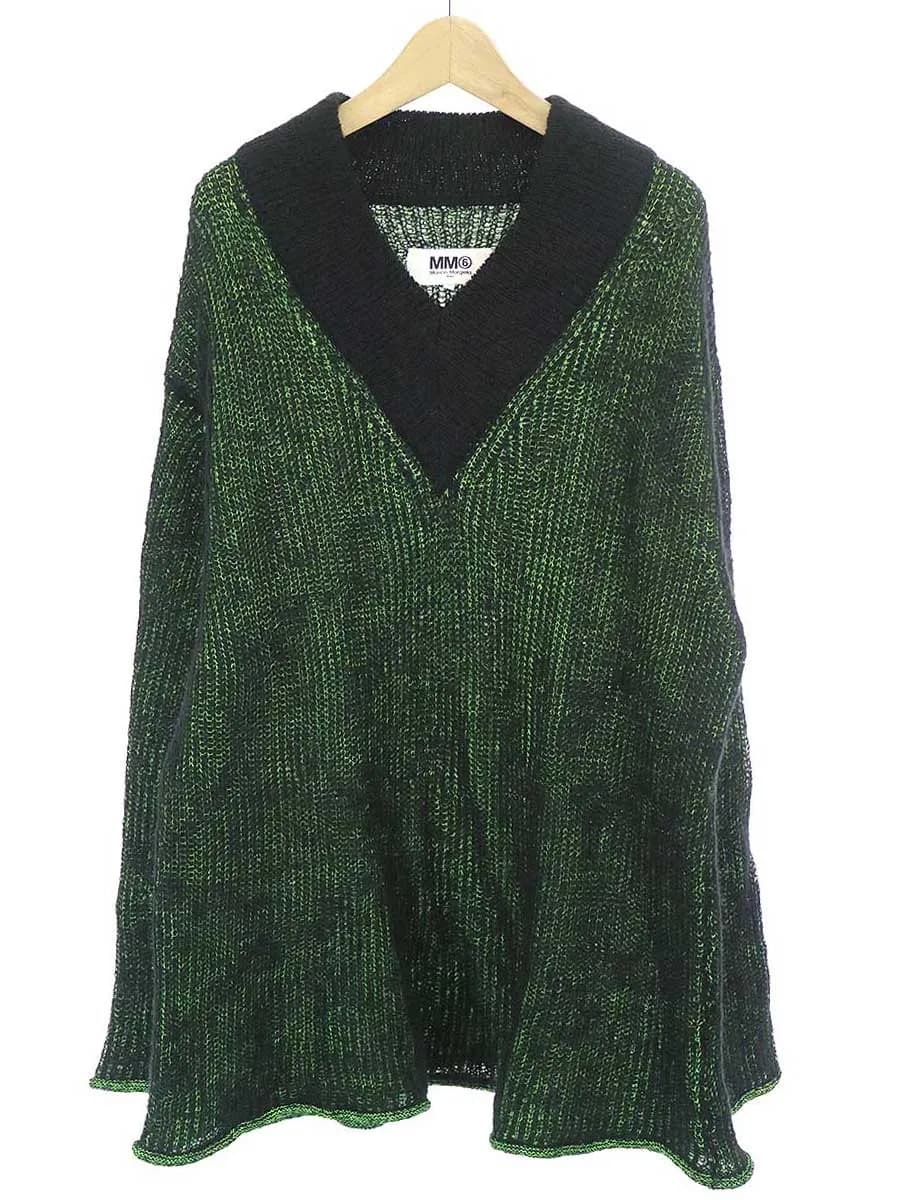 Maison Margiela MM6 18AW オーバーサイズVネックニットセーター