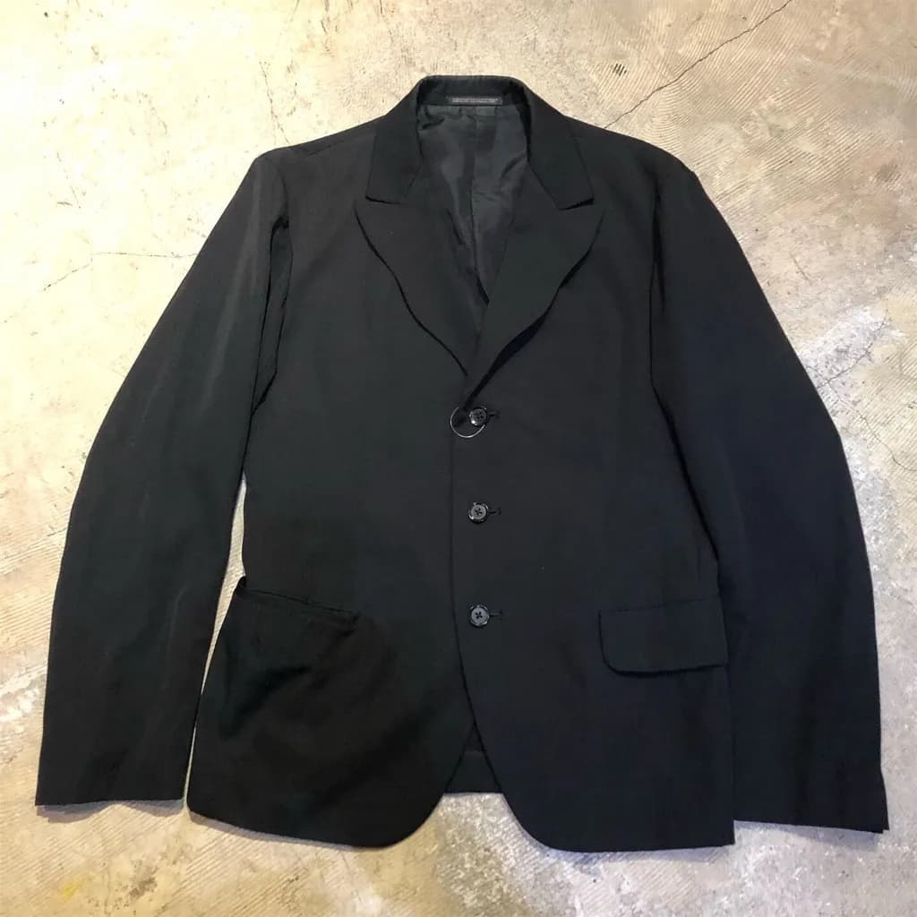 Yohji Yamamoto Yohji Yamamoto POUR HOMME 14SS ウールギャバジンテーラードジャケット