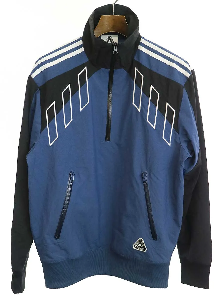 adidas アディダス オリジナルス バイ パレス 14AW Half Zip Track Top ハーフジップナイロンプルオーバー