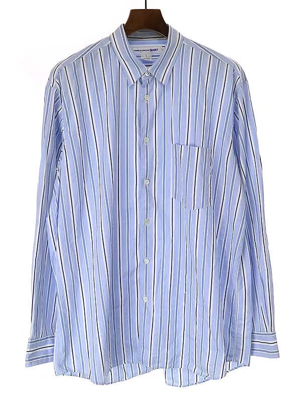 COMME des GARCONS コムデギャルソン シャツ FOREVER WIDE CLASSCIC ストライプシャツ