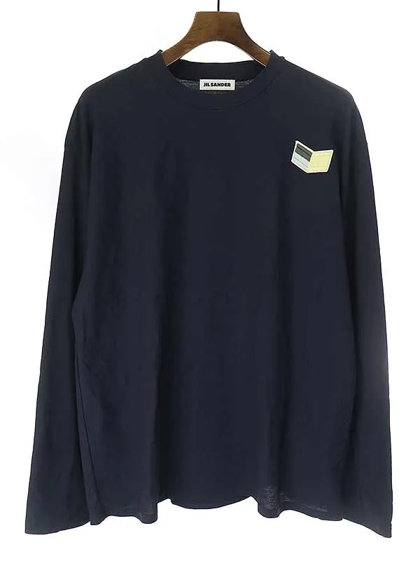 JIL SANDER ジルサンダー 22SS パッチ付きロングスリーブカットソー