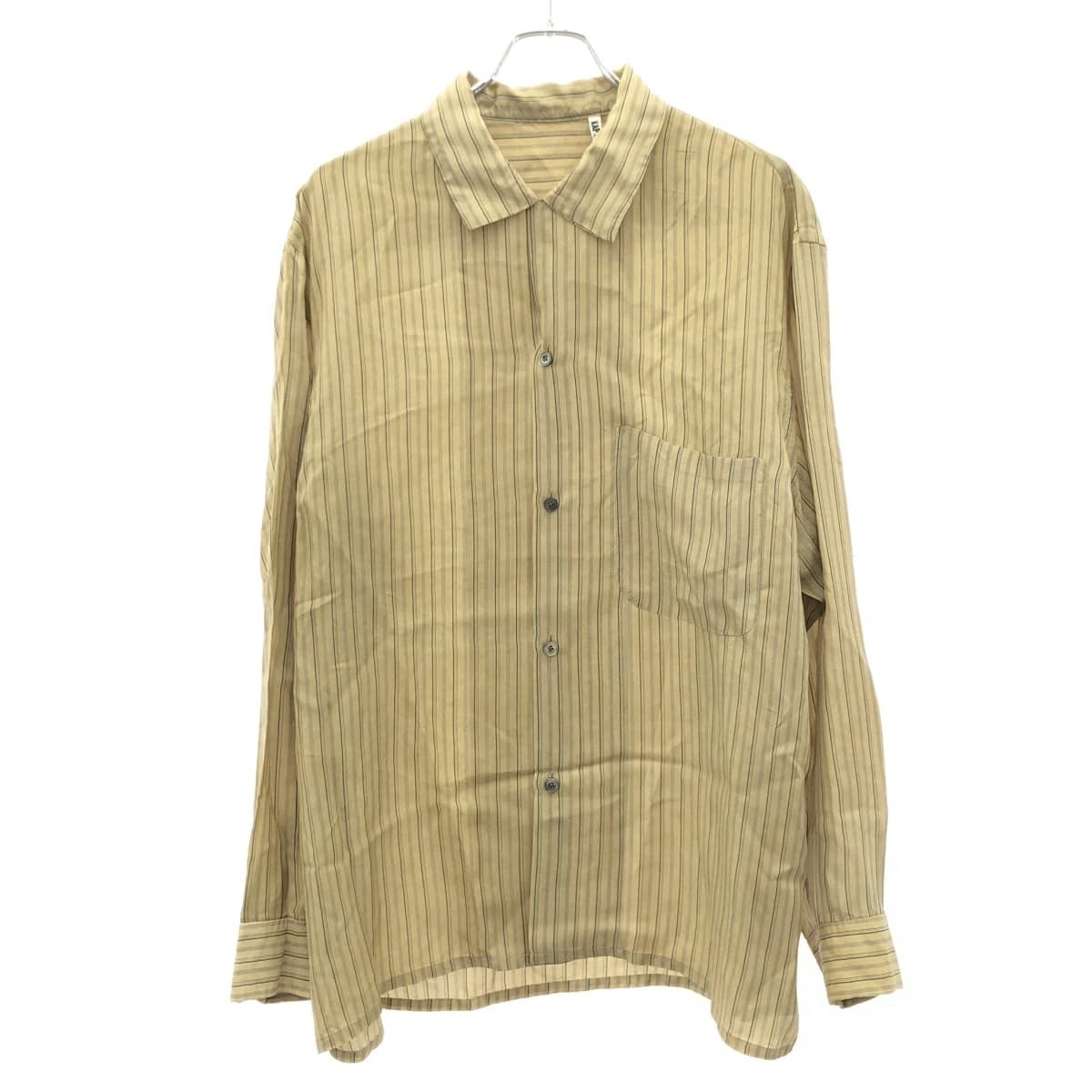 Kaptain Sunshine キャプテンサンシャイン 25SS Open Collared Shirt オープンカラーストライプシャツ KS25SSH07