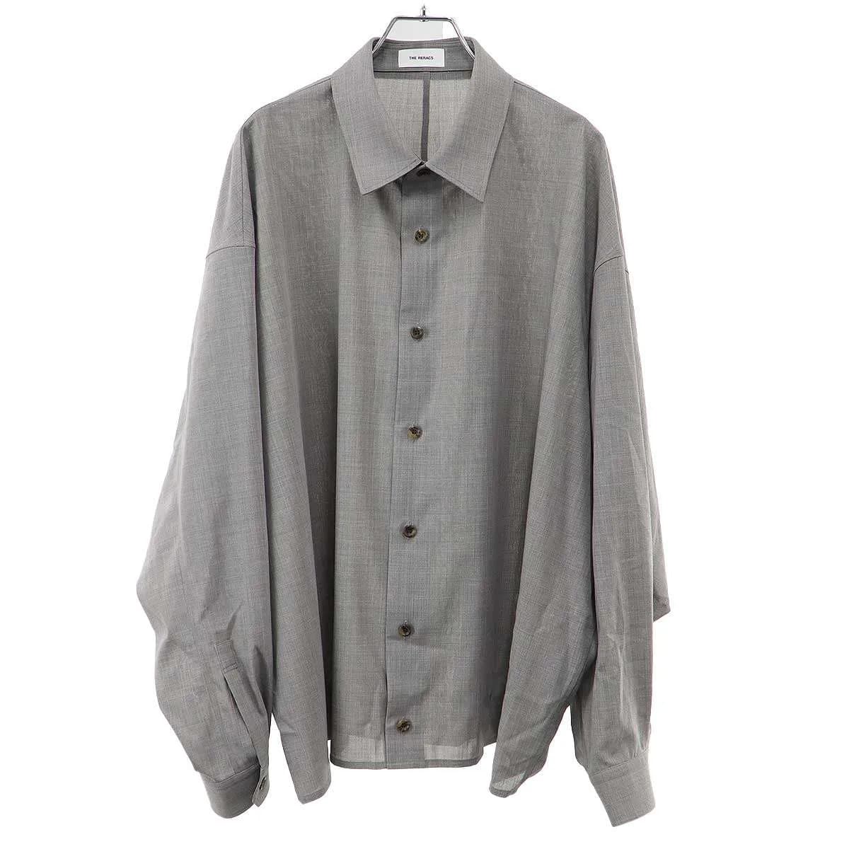 THE RERACS ザ リラクス 26SS BALLOON CARDIGAN SHIRT バルーンカーディガンシャツ