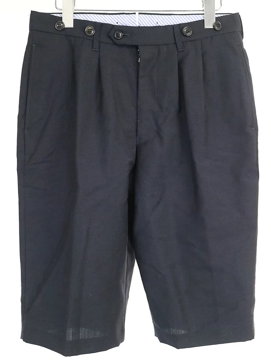 COMME des GARCONS ジュンヤワタナベ コムデギャルソン マン 2タックコットンショートパンツ