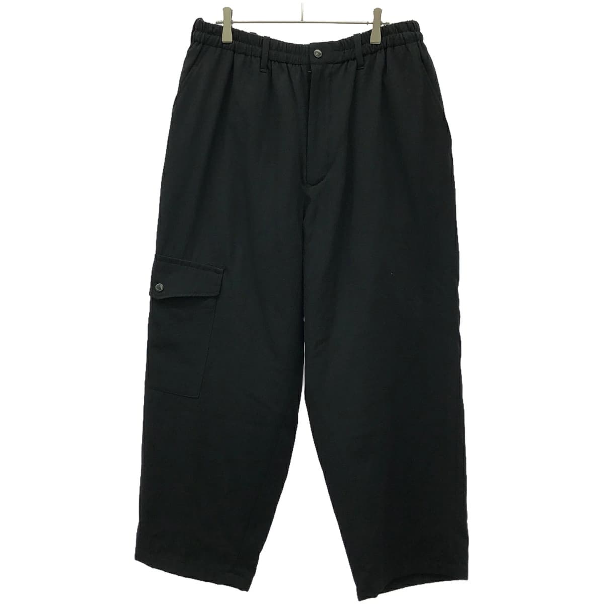 Yohji Yamamoto ヨウジヤマモト プールオム 16AW 中綿入りウールギャバジンワイドパンツ HR-P22-100