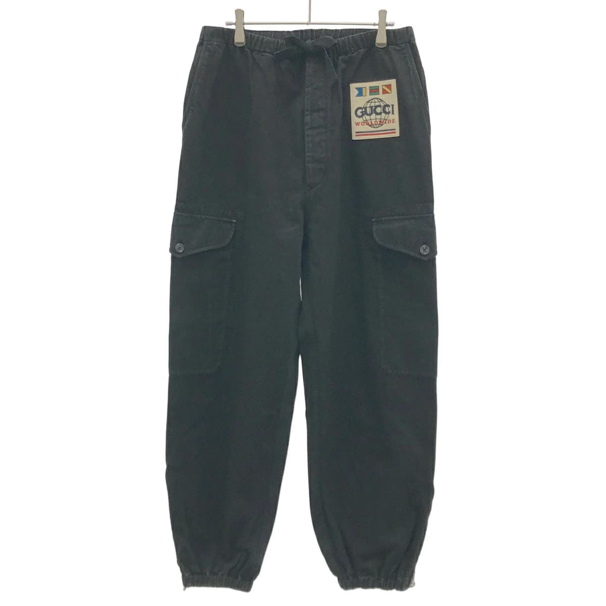 GUCCI グッチ Flags Patch Cotton Cargo Trousers フラッグパッチカーゴパンツ 591054