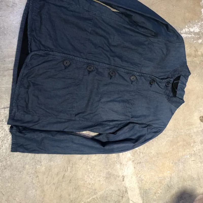 CASEY CASEY CASEY CASEY Denim Jacket カラーレスコットンワークジャケット