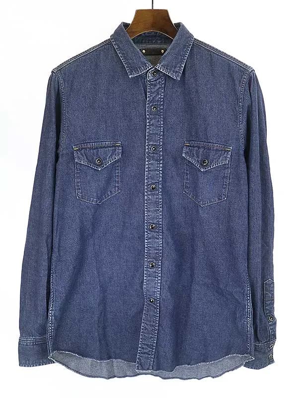 MINEDENIM マインデニム DENIM WESTERN SH USD デニムウエスタンシャツ
