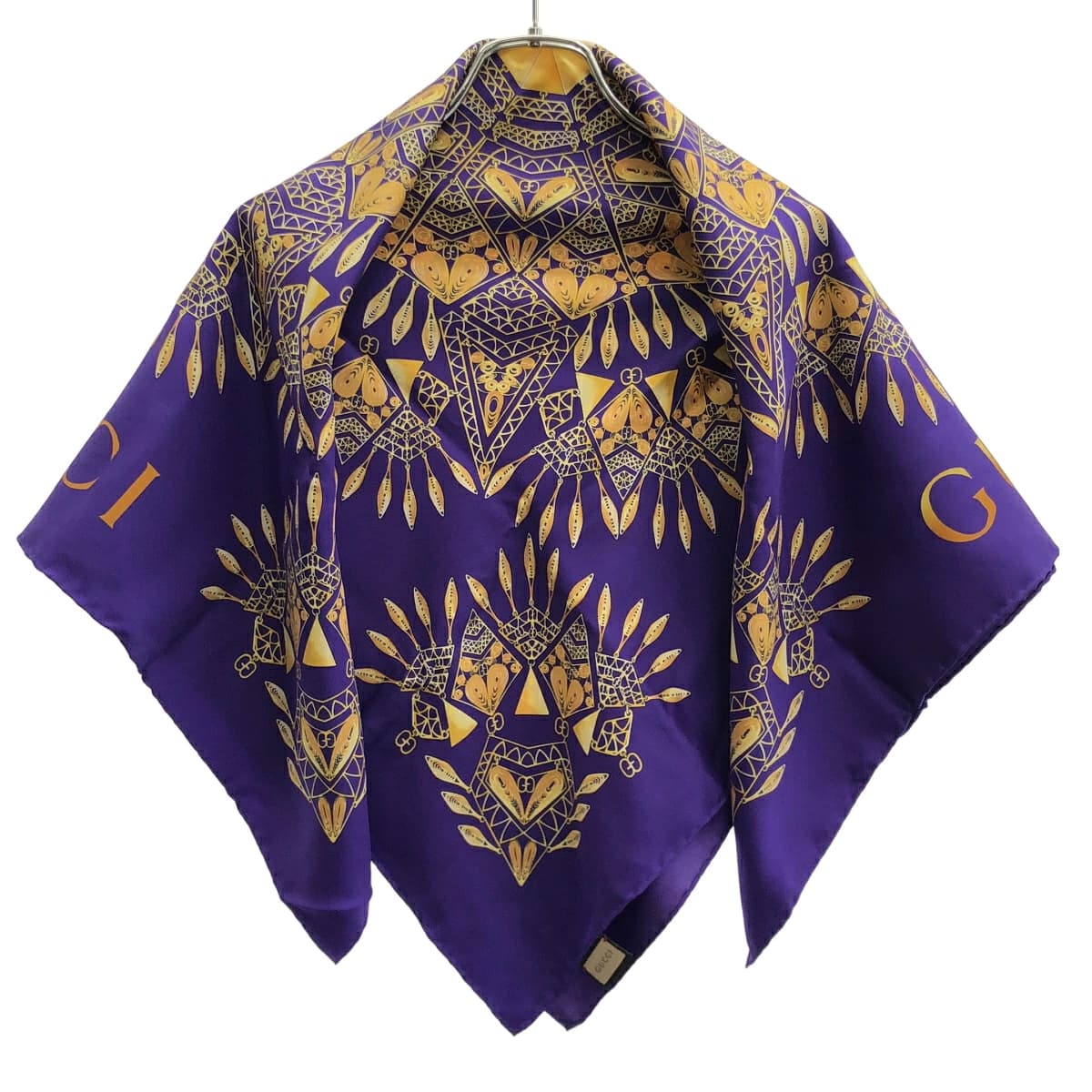 GUCCI グッチ シルクスカーフ 729874