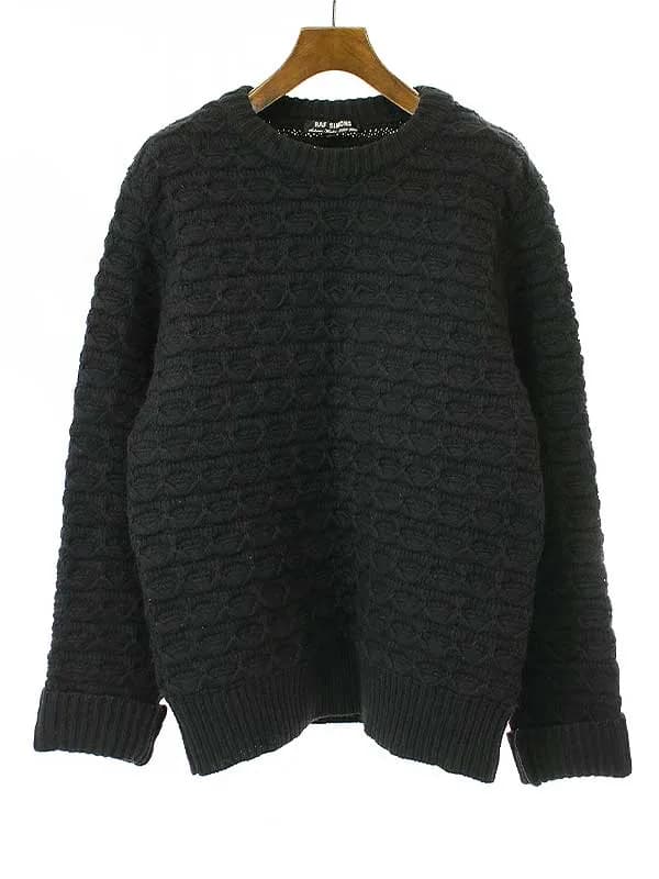 RAF SIMONS ラフシモンズ 2001AW アランウールニットセーター