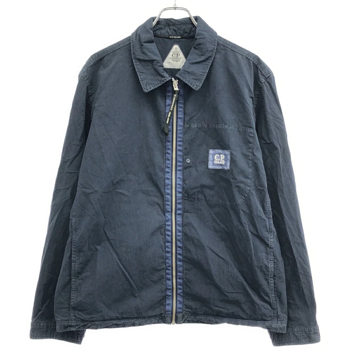C.P.COMPANY シーピーカンパニー パレススケートボーズ 25SS 50 Fili Heavy Overshirt ジップアップシャツジャケット 18CSOS005A 005533G