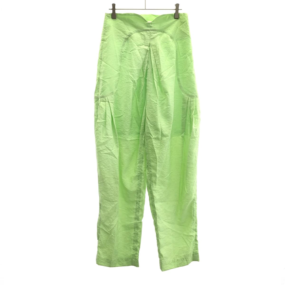 Mame Kurogouchi マメ クロゴウチ 25SS Volume Tack High Waisted Wide Trousers ボリュームタックハイウエストワイドトラウザーズパンツ MM25SS-PT050