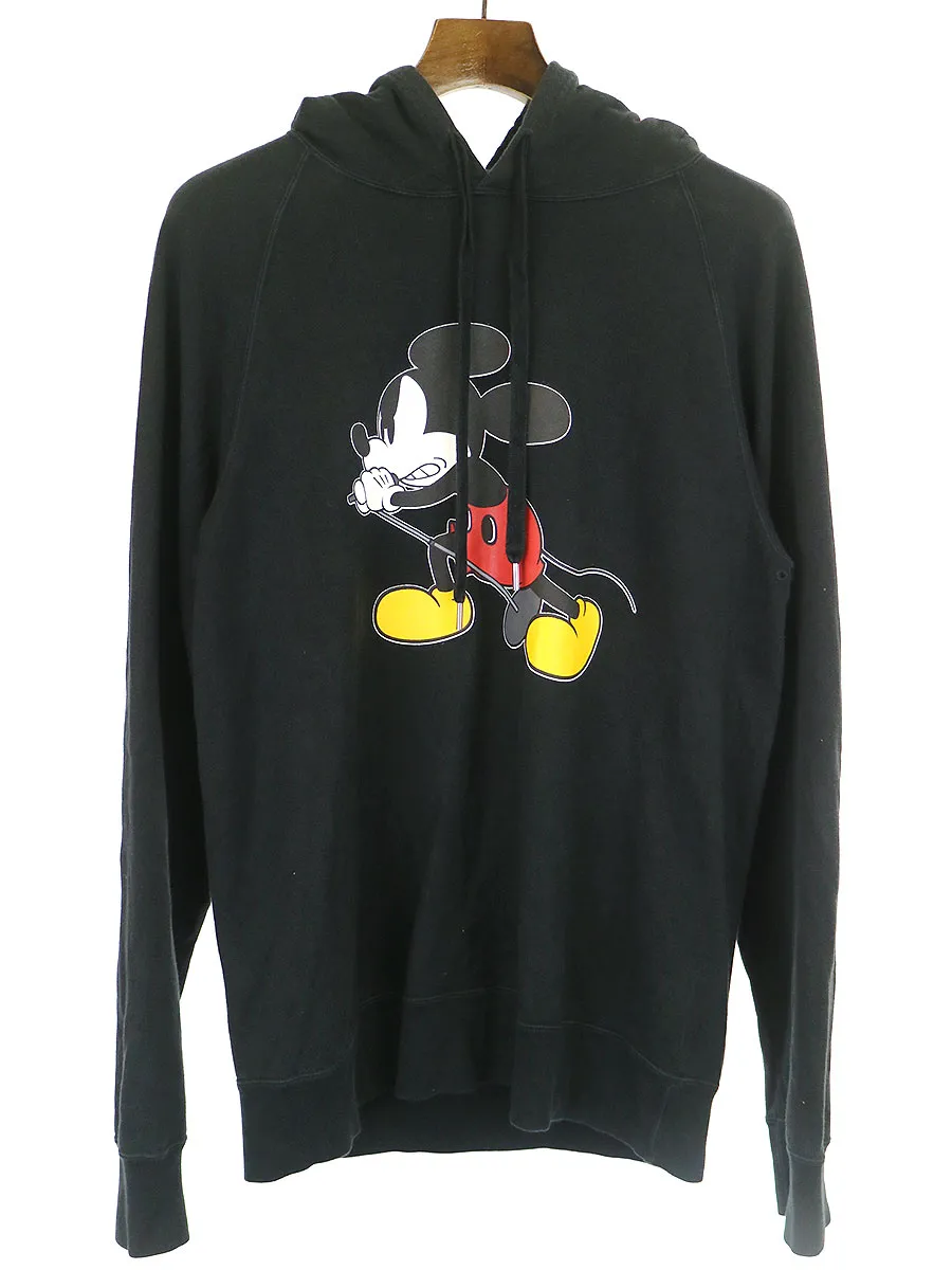 NUMBER NINE ナンバーナイン×Disney 復刻 ミッキーマウスプリントプルオーバーパーカー
