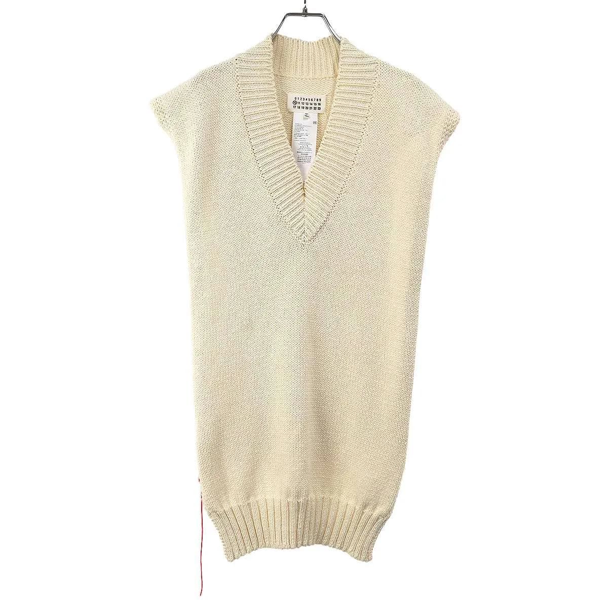 Maison Margiela メゾン マルジェラ 21SS Vネックオーバーニットベスト S50TH0045