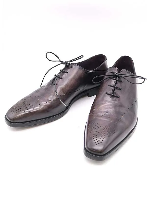 Berluti ベルルッティ ホールカット メダリオン レザーシューズ