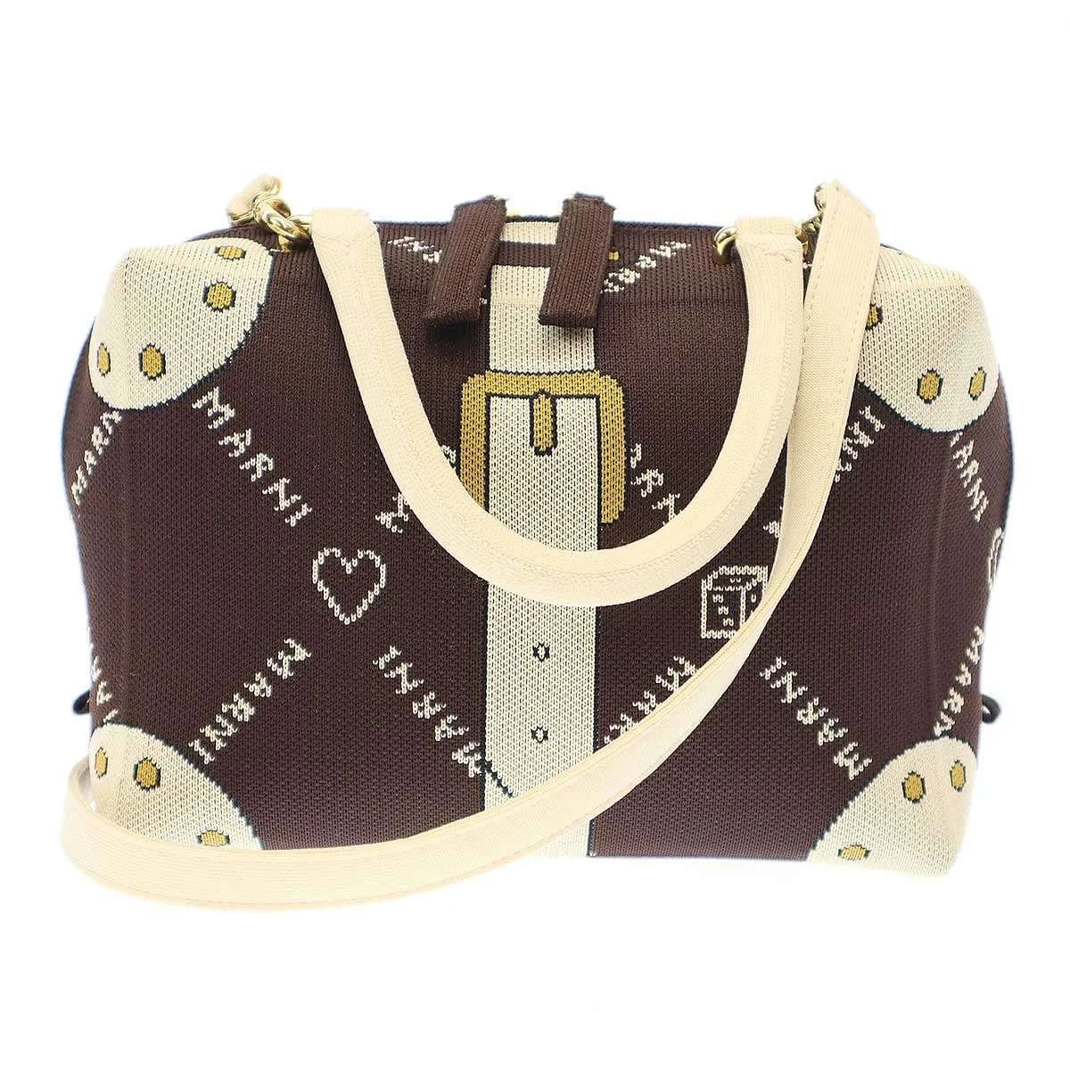MARNI マルニ 22SS CUBIC マルニグラム トロンプルイユ ショルダーバッグ