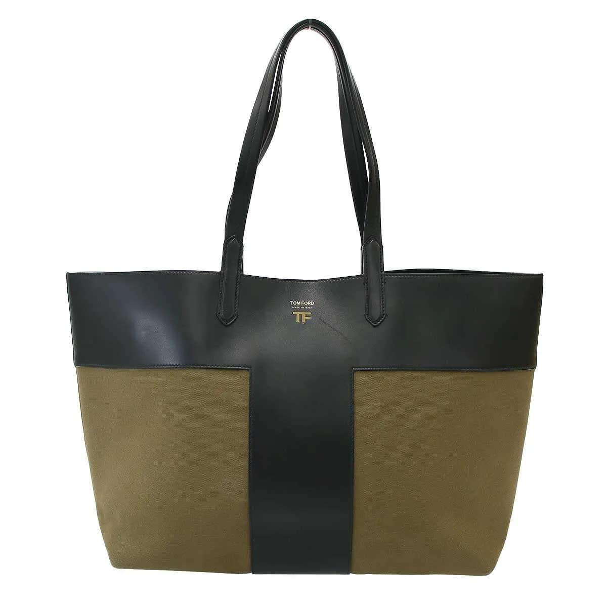 TOM FORD トム フォード キャンバスレザー トートバッグ