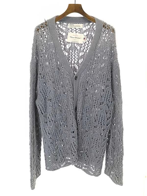 DAIRIKU ダイリク 21SS Flower Pattern Hand Knitting Cardigan カーディガン