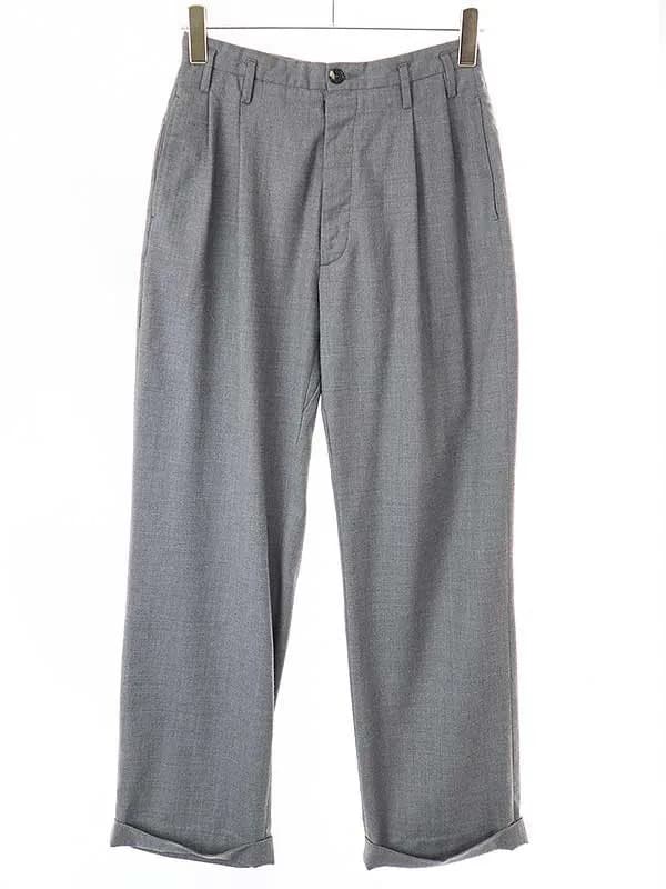 Maison Margiela メゾン マルジェラ 20AW 2タックウールスラックスパンツ S29KA0353 S52159