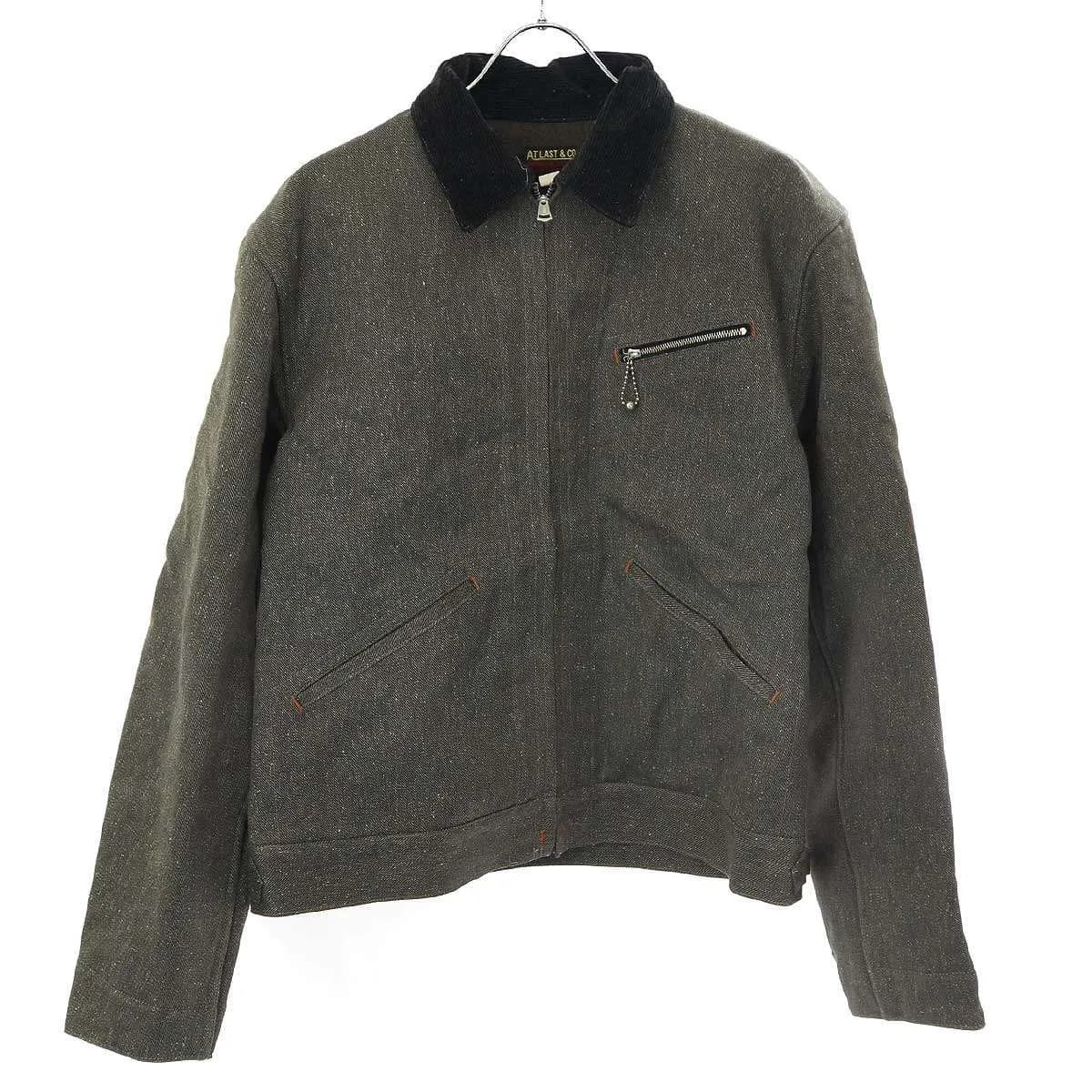 AtLast&Co アットラスト COVERT JKT ジップアップブランケットジャケット