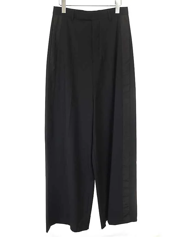 Rick Owens リックオウエンス 18SS サイドラインウールワイドトラウザーパンツ