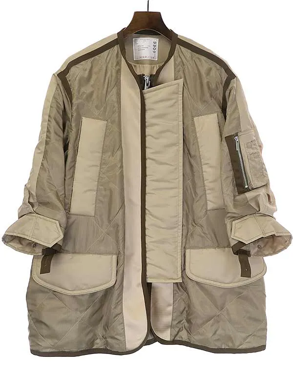 sacai サカイ 22SS ジップアップキルティングブルゾン