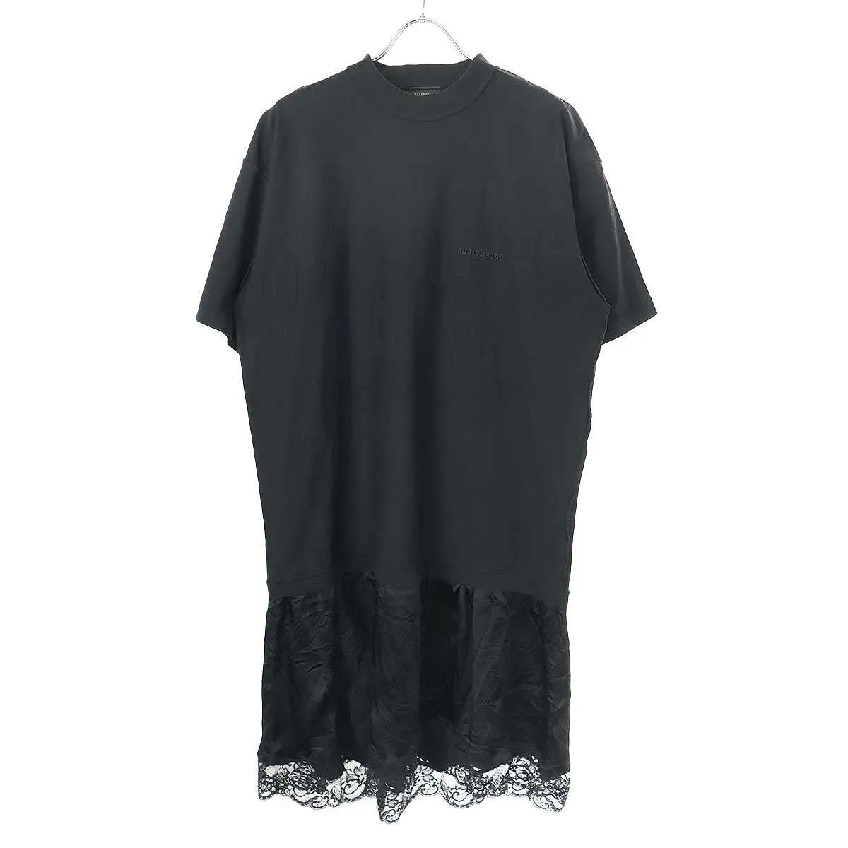 BALENCIAGA バレンシアガ 23SS インサイドアウト レースドッキングTシャツ 726092
