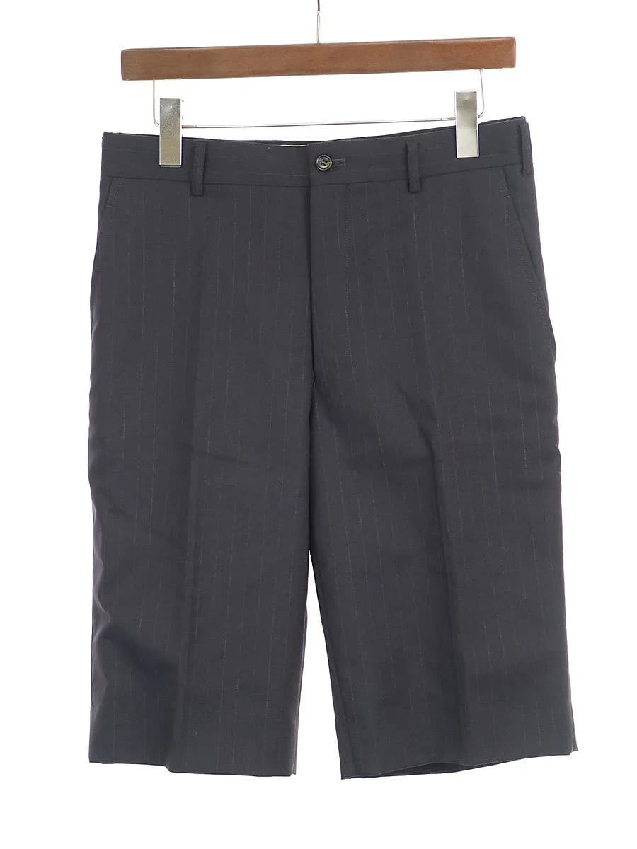 COMME des GARCONS コムデギャルソン 12SS ウールストライプショーツ