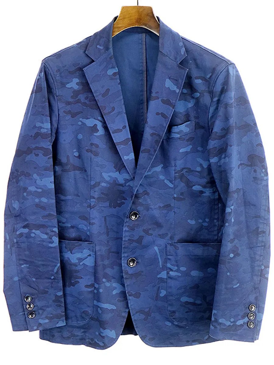 UNIFORM EXPERIMENT ユニフォームエクスペリメント 15SS CAMOUFLAGE 2 BUTTON UNCON JACKET 迷彩柄テーラードジャケット