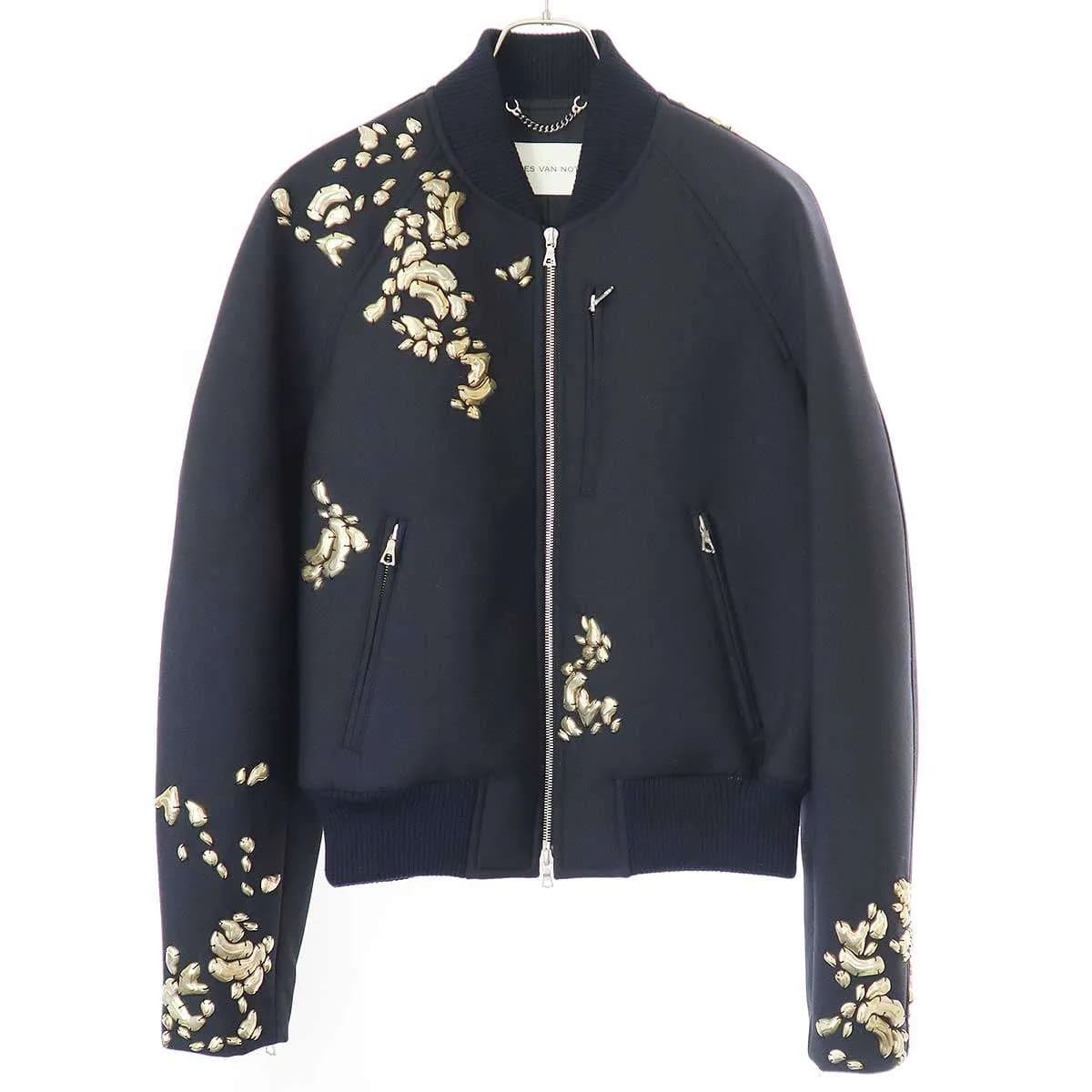 DRIES VAN NOTEN ドリスヴァンノッテン 25SS Embellished Bomber Jacket エンベリッシュ ボンバージャケット