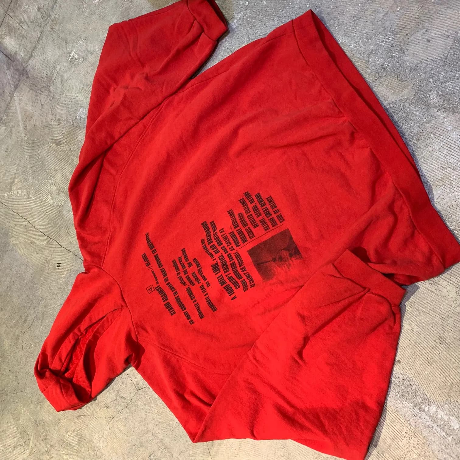 RAF SIMONS RAF SIMONS 2002SS テロ期 オーバーサイズパーカー
