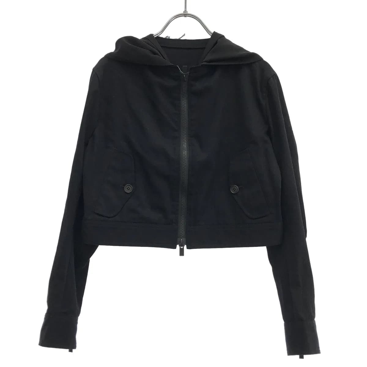 Yohji Yamamoto ヨウジヤマモトコレクションズ 24SS ノーカラージップアップショートジャケット