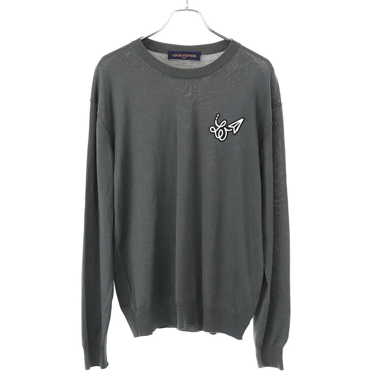 LOUIS VUITTON ルイヴィトン 23SS ロゴエンブロイダリーニットセーター RM231 JK4 HON61W