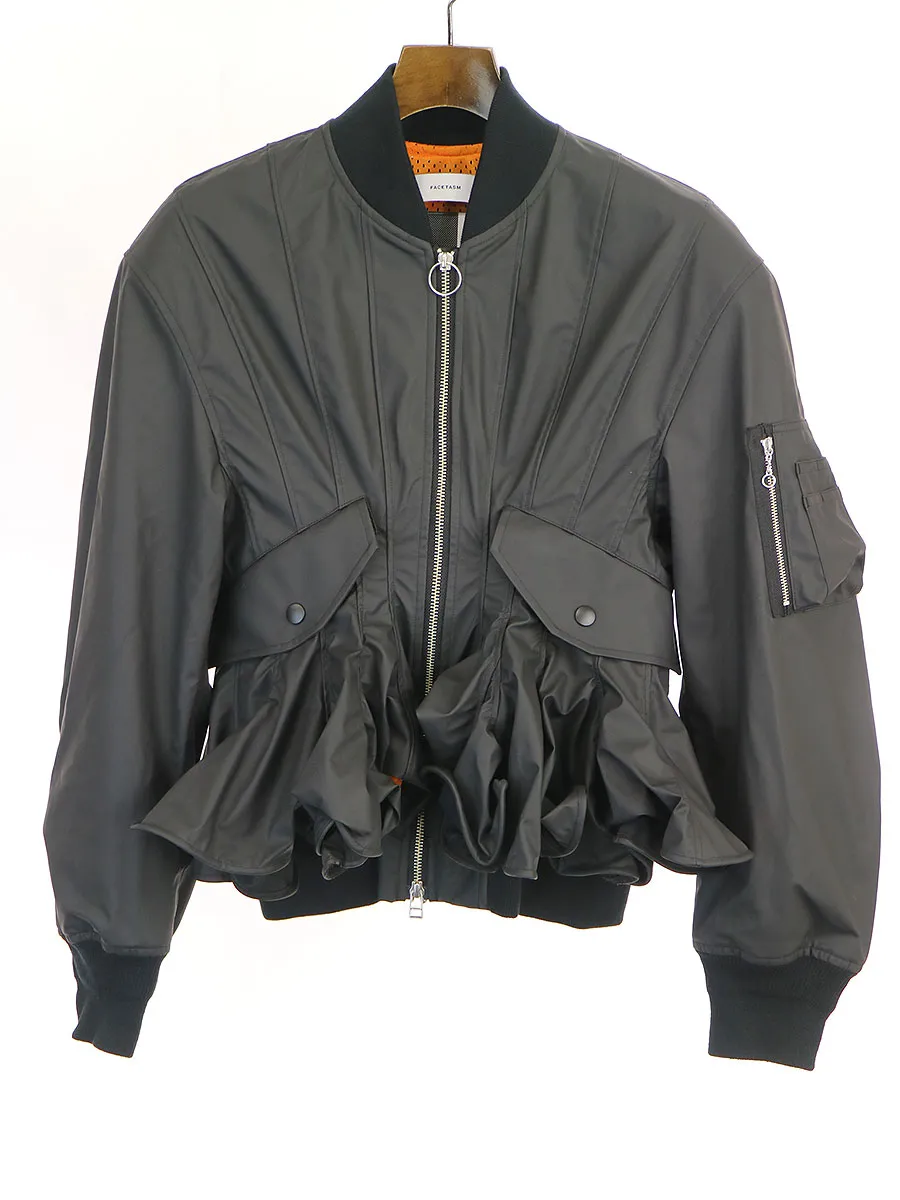 FACETASM ファセッタズム 20SS RUFFLE MA-1 JACKET ブルゾン