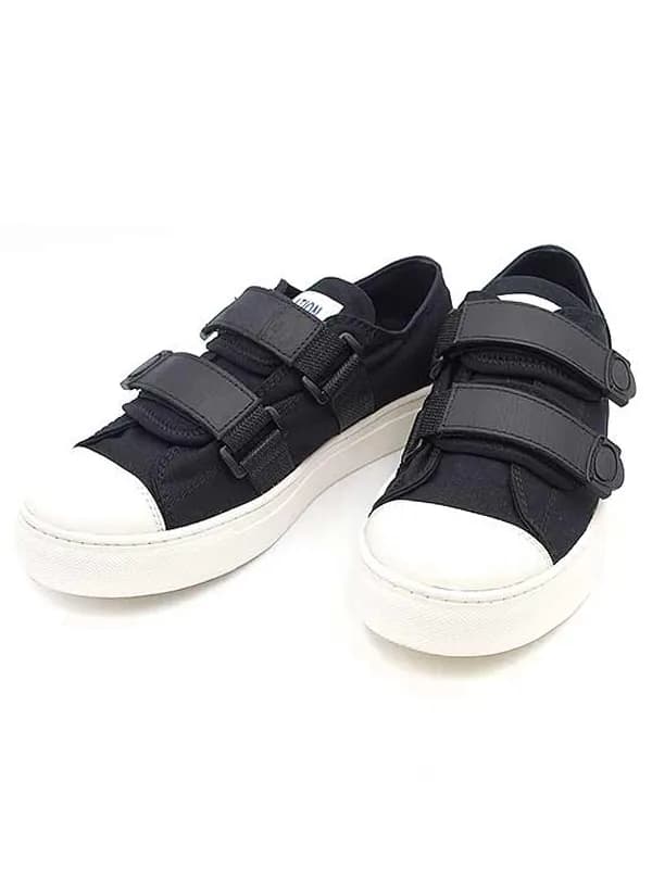 Yohji Yamamoto レギュレーション ヨウジヤマモト キャンバスベルクロスニーカー